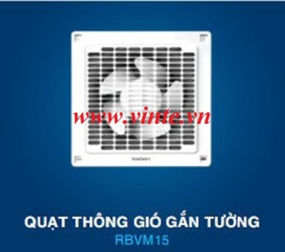 Quạt thông gió gắn tường RBVM15 - Roman